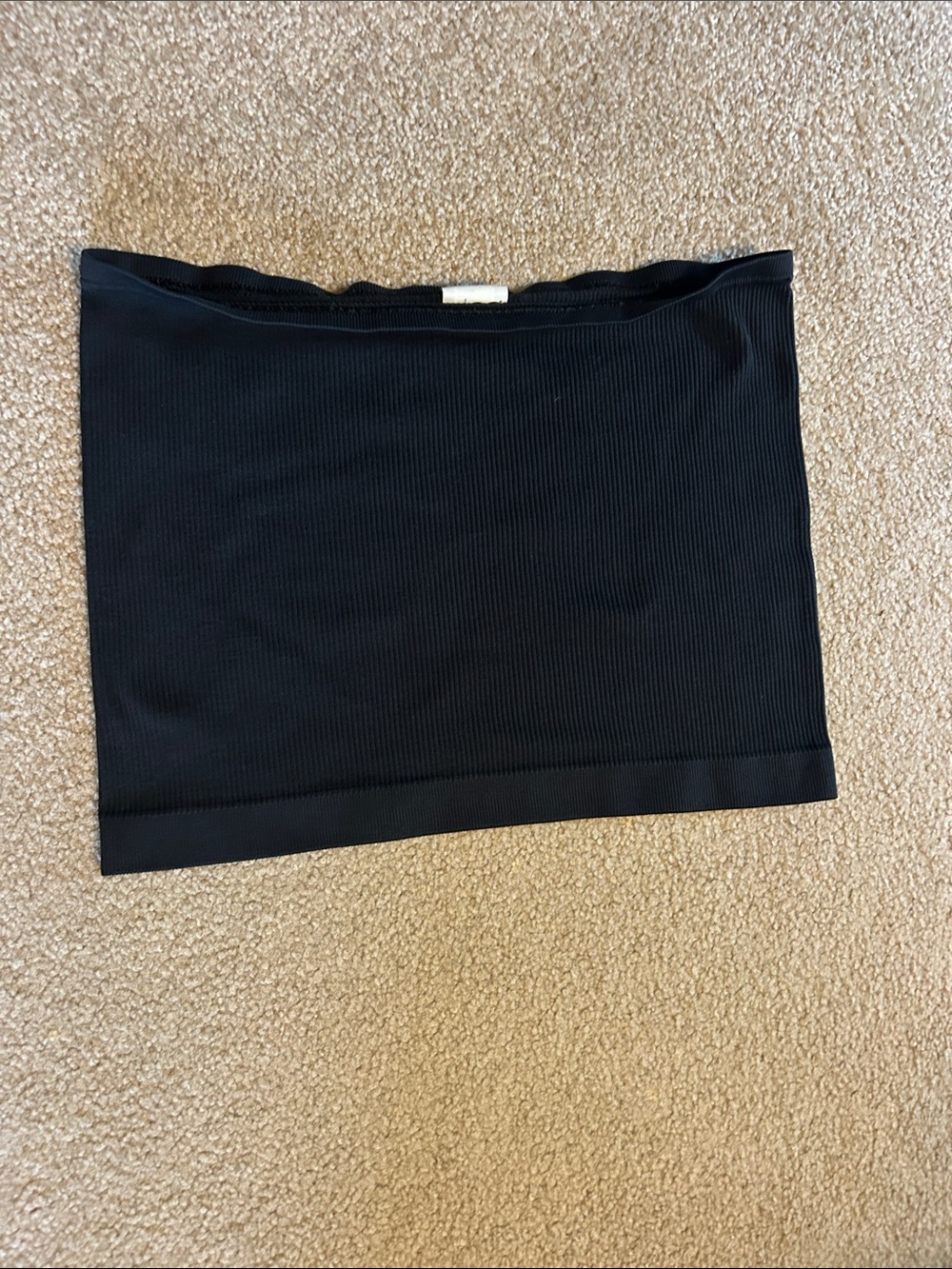 SO ribbed stretch tube top